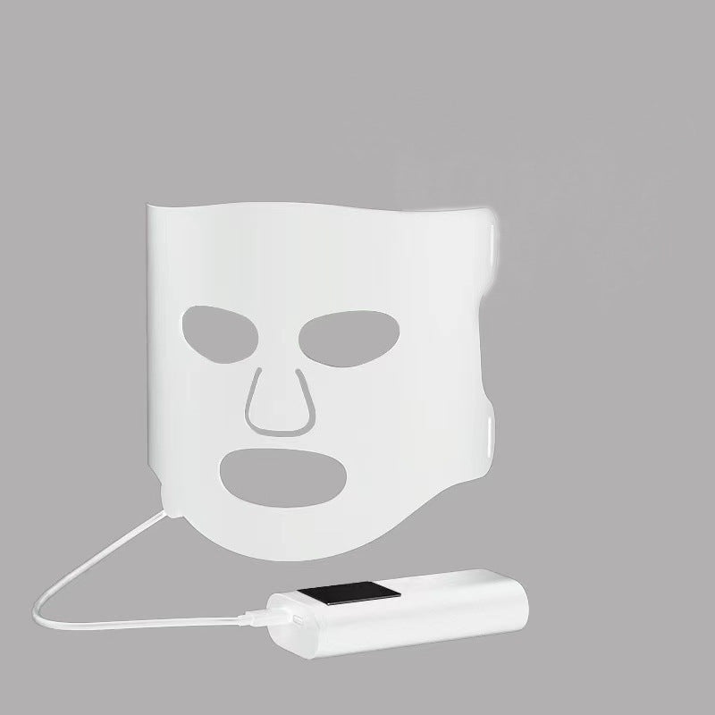 seo Colorful LED Phototherapy Home Face Black Gold Mask