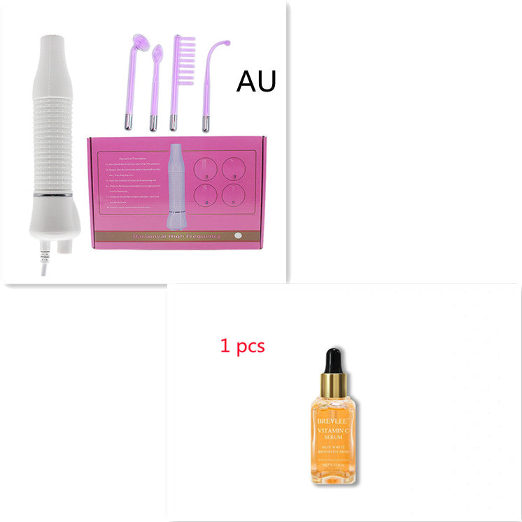 seo Vitamin C Whitening Serum with facial tools for skin care enhancement
