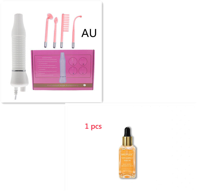seo Vitamin C Whitening Serum alongside facial treatment tools for skin care