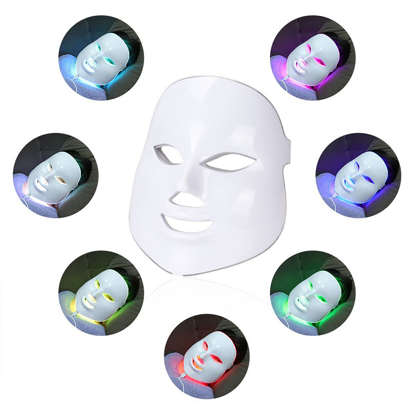seo Cross-Border LED Photon Face Mask 7 Color Beauty Tool