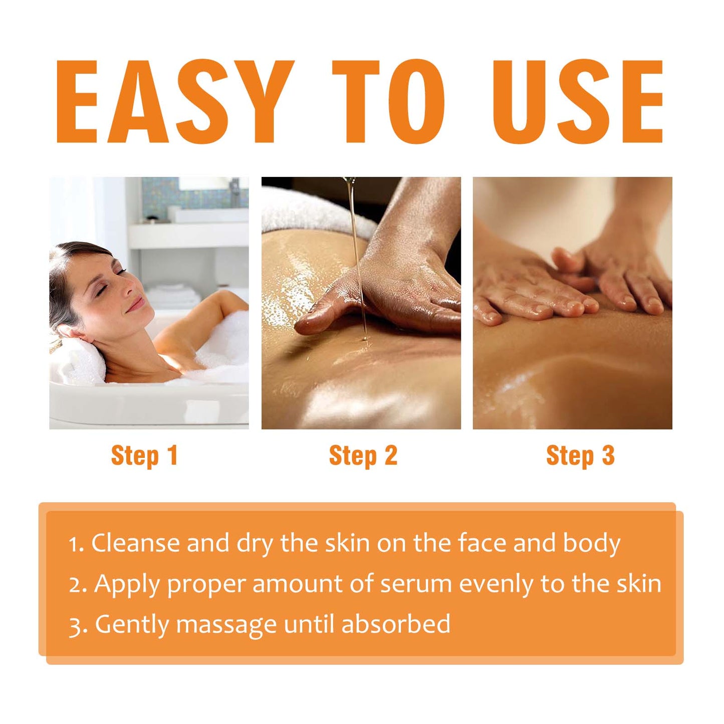 seo OUHOE Vitamim C Face Body Serum, Repair Nourish Skin Filling Water Carry Bright Tight Anti-Wrinkle Fine Lines